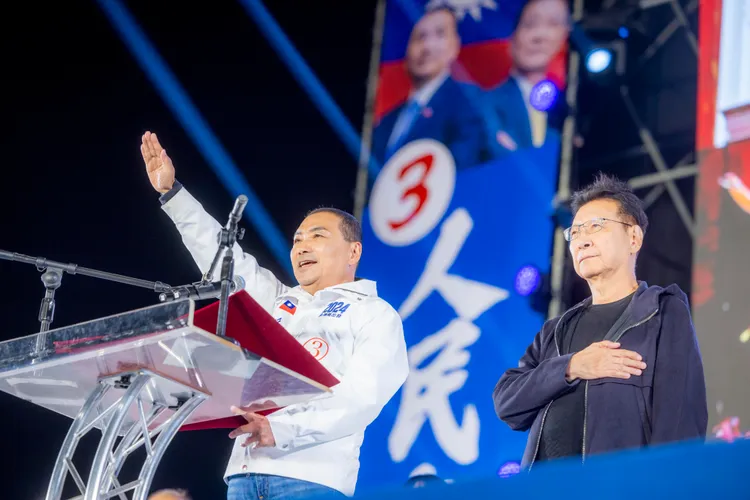 侯友宜若當選總統，將是第一個警界出身的民選總統。侯辦提供