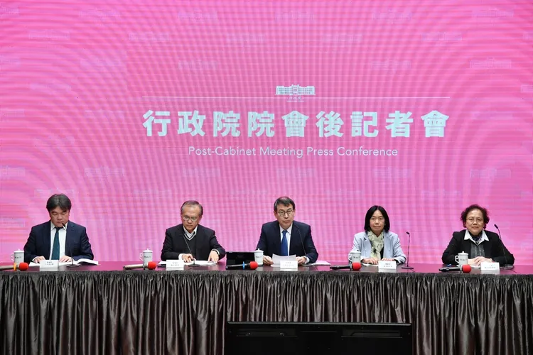 行政院今召開院會後記者會。政院提供