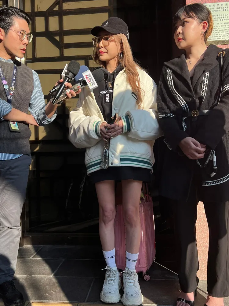 「情色教主」雪碧。陳彩玲攝