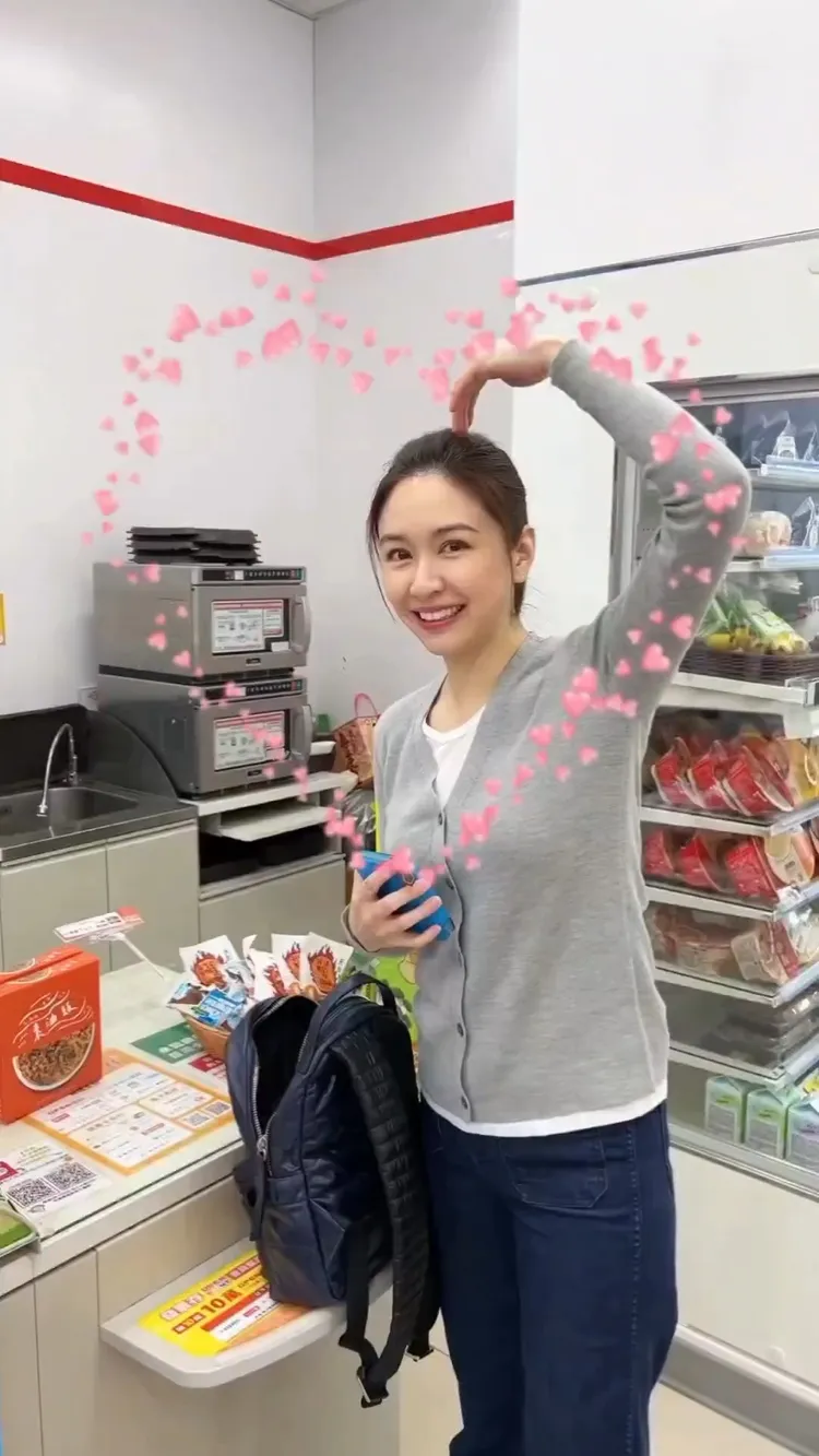 蔡依珊想在超商撩店員小鮮肉。翻攝蔡依珊IG