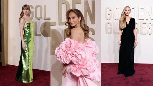 金球獎珠寶鬥豔!翹臀珍穿台灣禮服 搭BOUCHERON製造浪漫