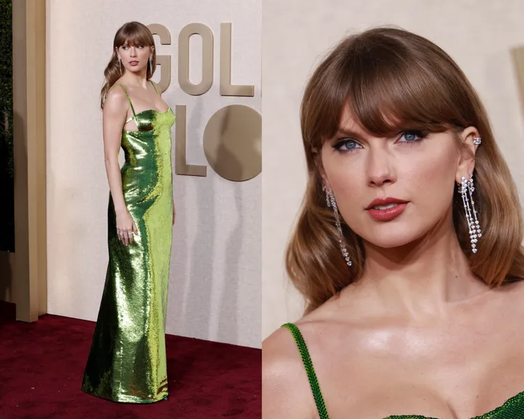 泰勒絲身著GUCCI禮服。品牌提供