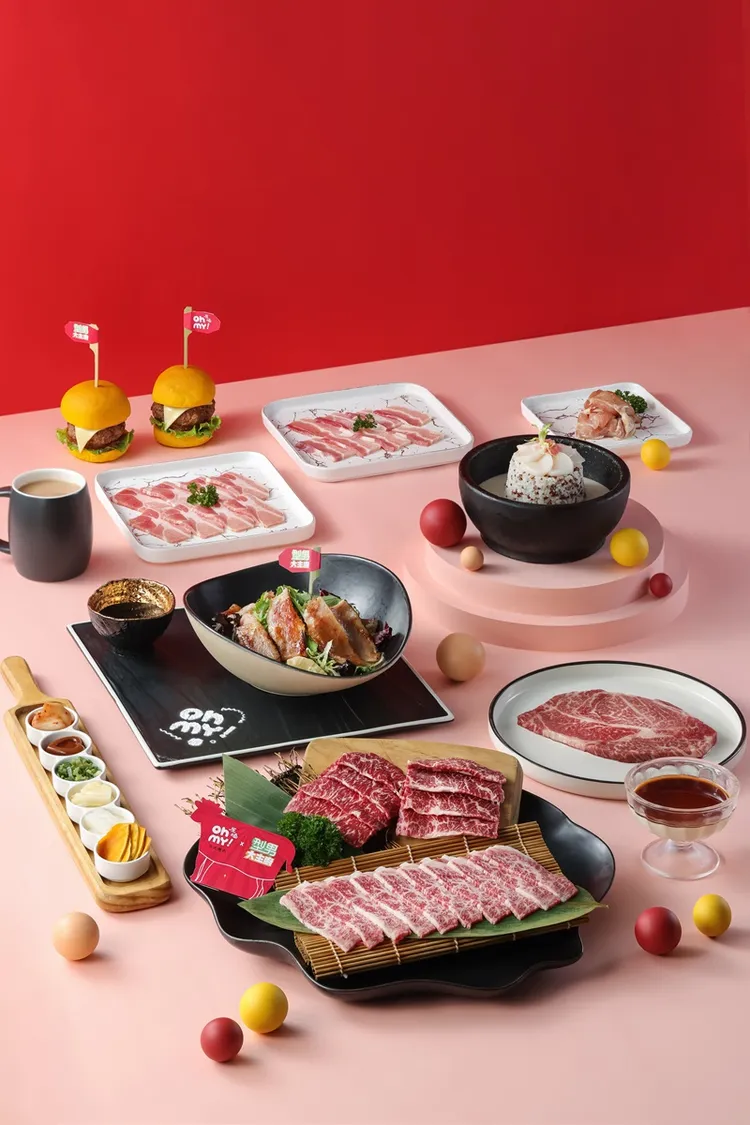 「Oh my!原燒」與「型男大主廚」聯手推出「暖燒冬季雙人套餐」，即日起限時銷售至2/6。業者提供