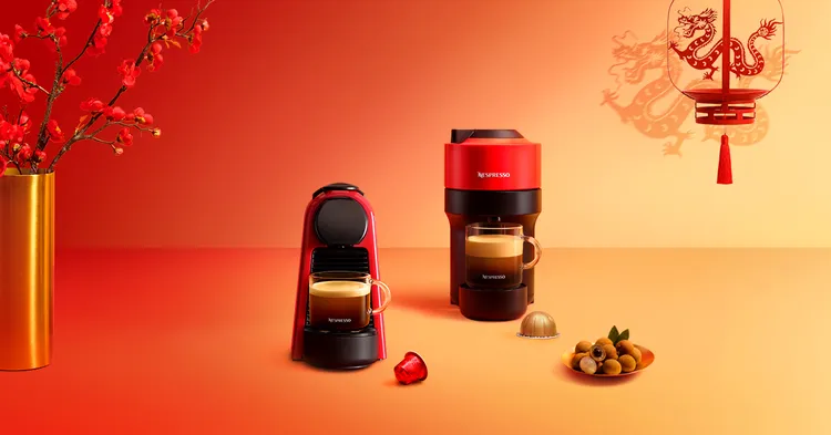Nespresso祭出獨家新春特惠，全系列咖啡機2990元起。業者提供