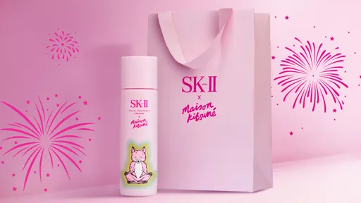上一罐都还没用完!SK-II再搭巴黎小狐狸 粉色青春露梦幻登场