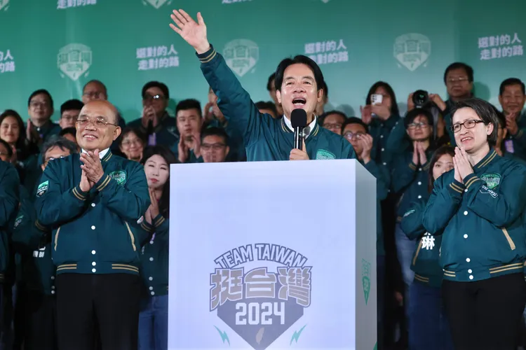 賴清德順利當選總統。林林攝