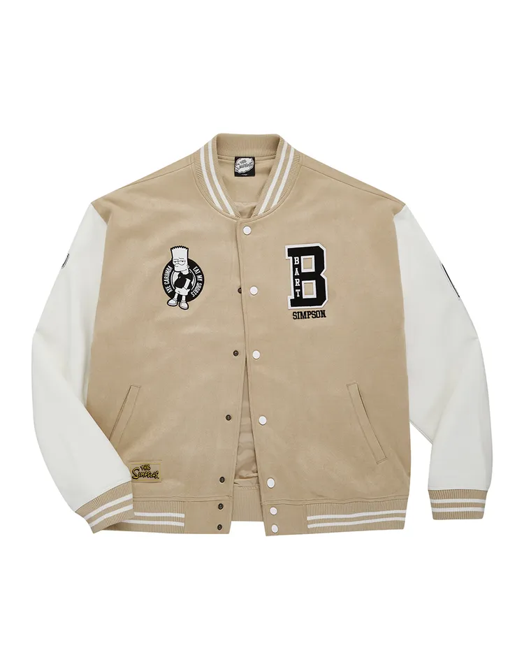 霸子麂皮棒球外套（淺卡其），原價1990元、優惠價1532元。品牌提供