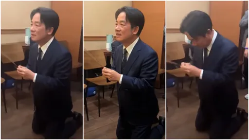 舅媽選前一天過世 賴清德靈前雙膝跪地!哽咽拜謝童年恩情