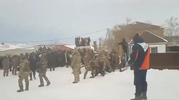 俄羅斯巴什克爾托斯坦地區，17日爆發警民衝突。路透社