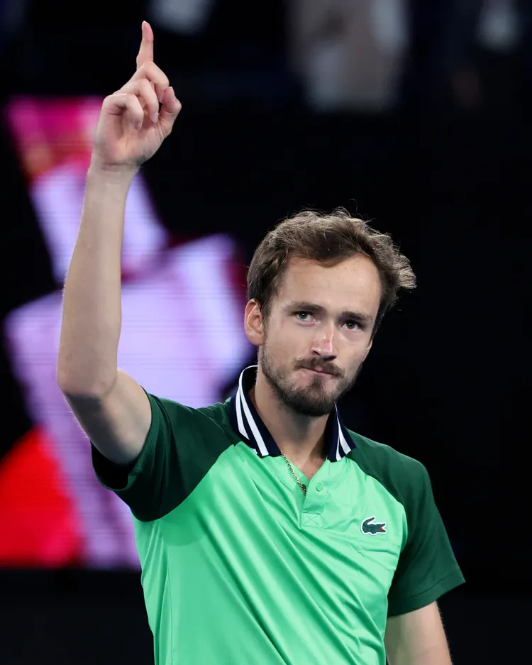 梅迪維夫擊敗德國好手茲韋列夫，生涯第3度打進澳網決賽。美聯社