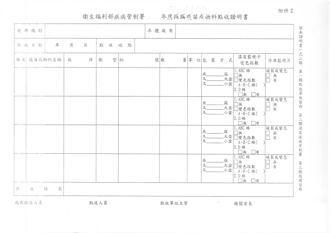 高端合約內容。疾管署提供