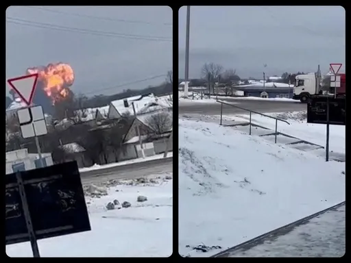 俄運輸機於烏邊境附近墜毀 機上74人含65名烏克蘭戰俘