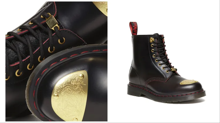 1460 YEAR OF THE DRAGON BLACK & RED，8680元。品牌提供