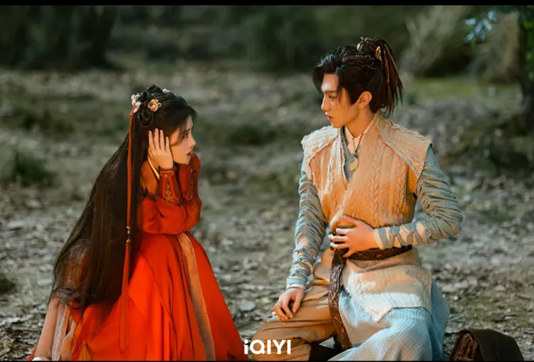 鞠婧禕（左）與陳哲遠
演出的《仙劍奇俠傳四》話題不斷。資料照片