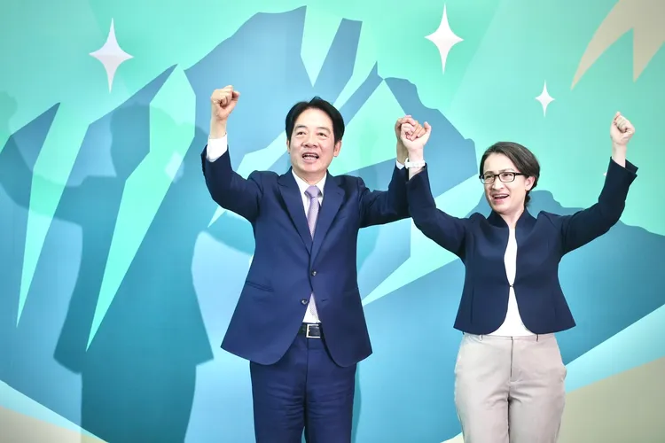 賴清德和蕭美琴。資料照片/林林攝