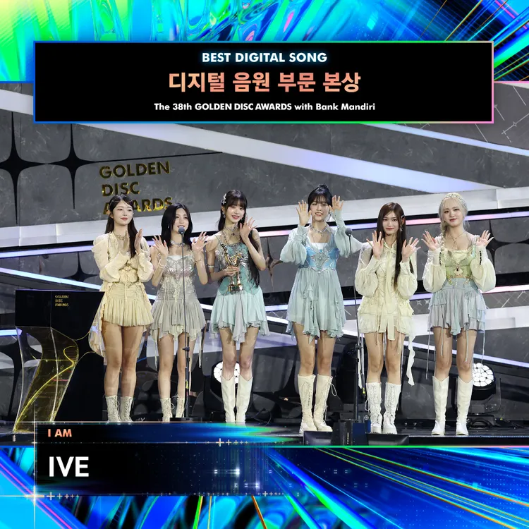IVE接連拿到專輯、數位音源本賞。翻攝金唱片