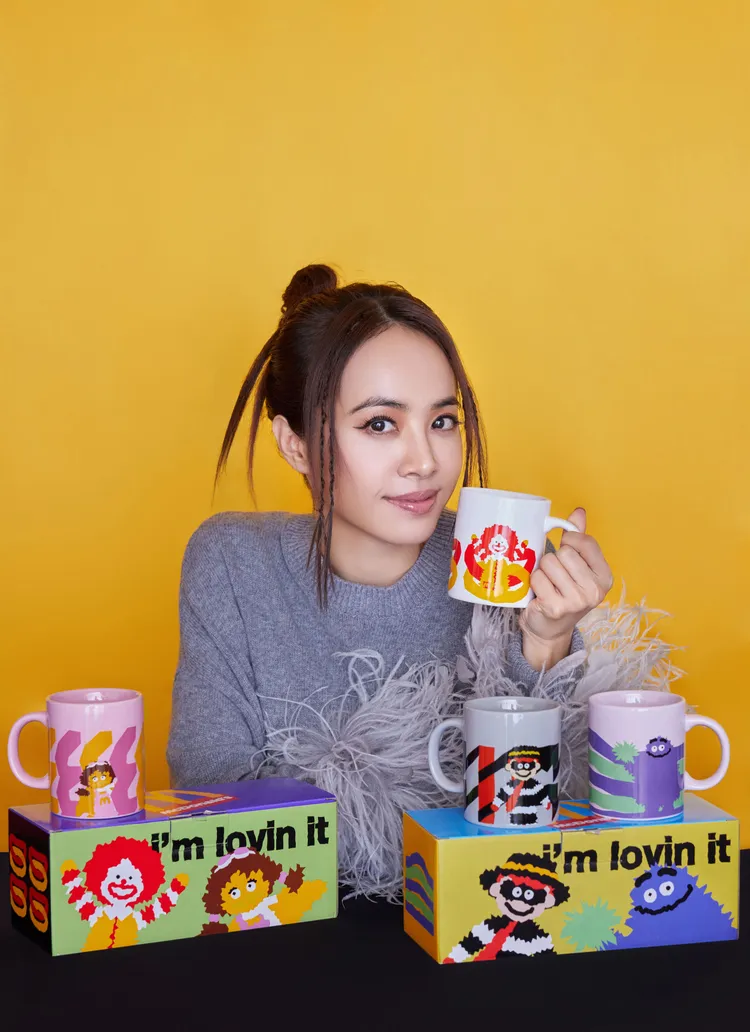 歡慶麥當勞40歲生日，代言人蔡依林將親製專屬翻糖生日蛋糕。麥當勞提供

