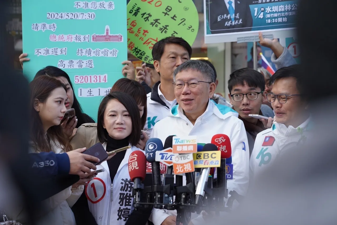 柯文哲諷民進黨為競選拍盡影片，但也壞事幹絕。民眾黨提供