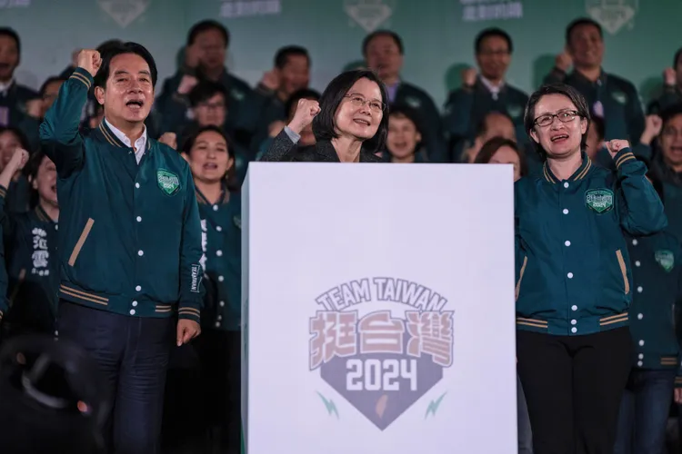 克恩斯對總統蔡英文「穩健的領導」表示肯定。美聯社