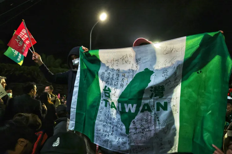 蕭美琴說，台灣人的精神就是克服萬難不放棄。林林攝