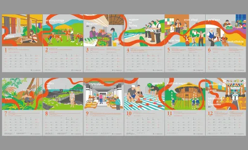 原語會2024月曆新年登場！《O'orip ko Sowal語言就是生活》一起踏上16族語言文化路徑！