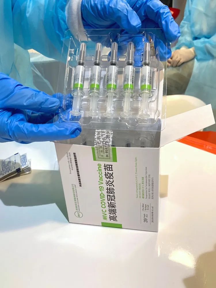 高端疫苗。資料照