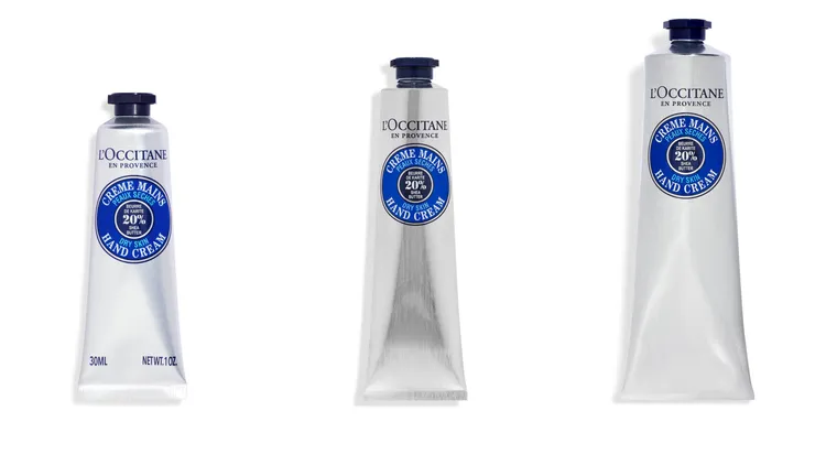 歐舒丹乳油木護手霜， 30ml／400元、75ml／900元、150ml／1150元。品牌提供