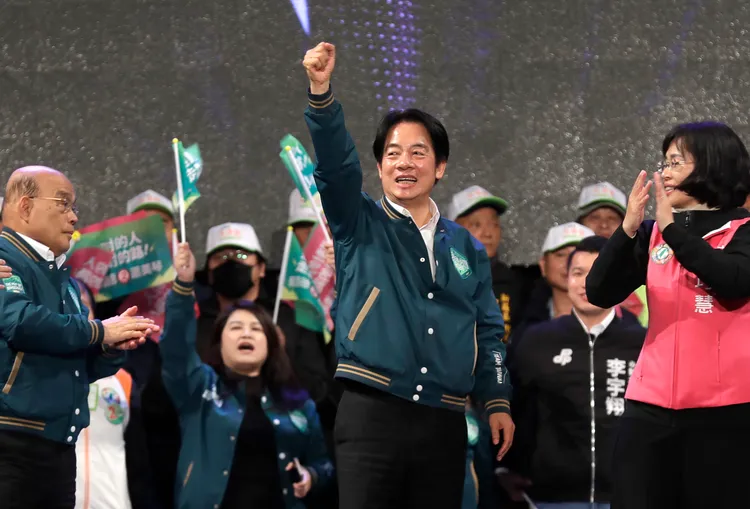 民進黨總統候選人賴清德。美聯社