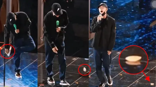 王一博跨年舞台「踩到胸貼」 先上場的女星尷尬了