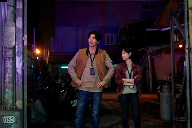 《美食無間》本周上演大結局，簡嫚書飾演的吳薇與傅孟柏飾演的朱坡之間會怎麼發展令人好奇。發起日影視提供