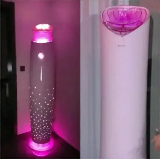 格力的玫瑰空調造型。翻攝搜狐網