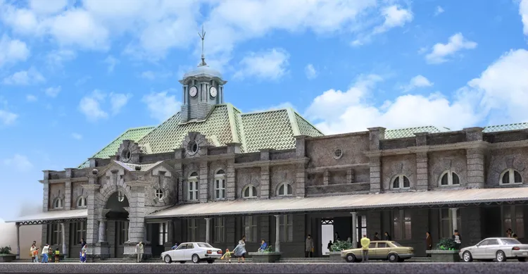 復刻新竹車站，再現鐵道風華。徐志綱提供