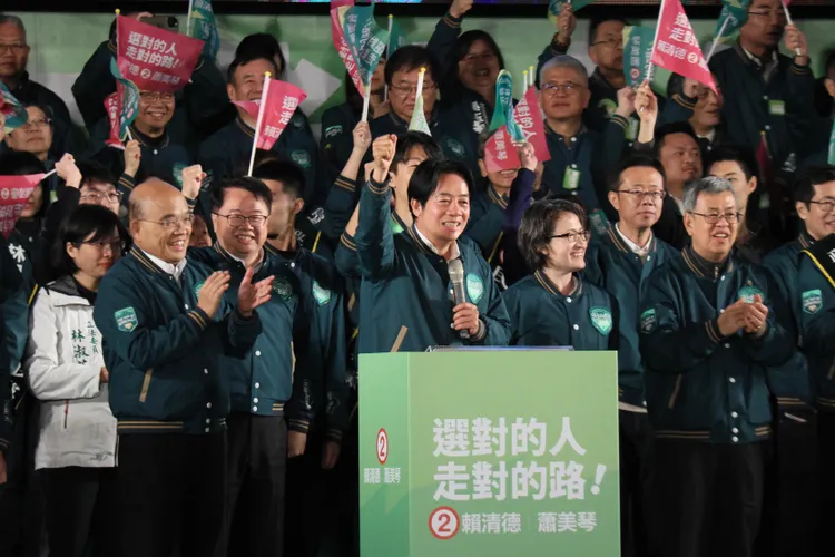 民進黨總統候選人賴清德。彭欣偉攝