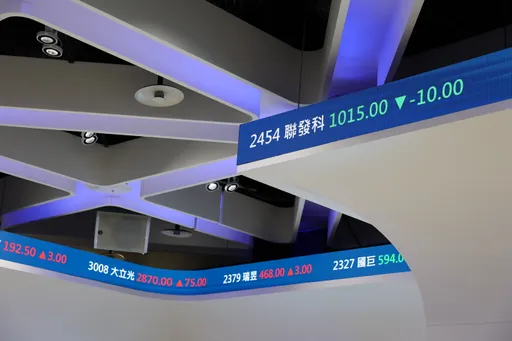 台積電上漲2元 台股揚升59點收17874點