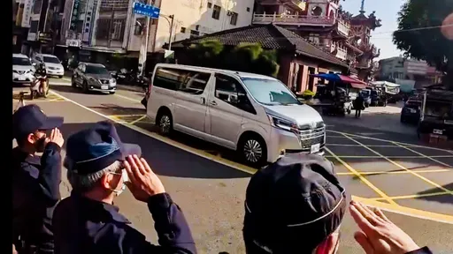 台中52歲警值班昏倒拔管離世　同袍列隊悲戚迎靈「一路好走」