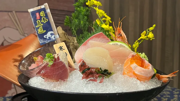 上品寒鰤刺身盛宴。業者提供