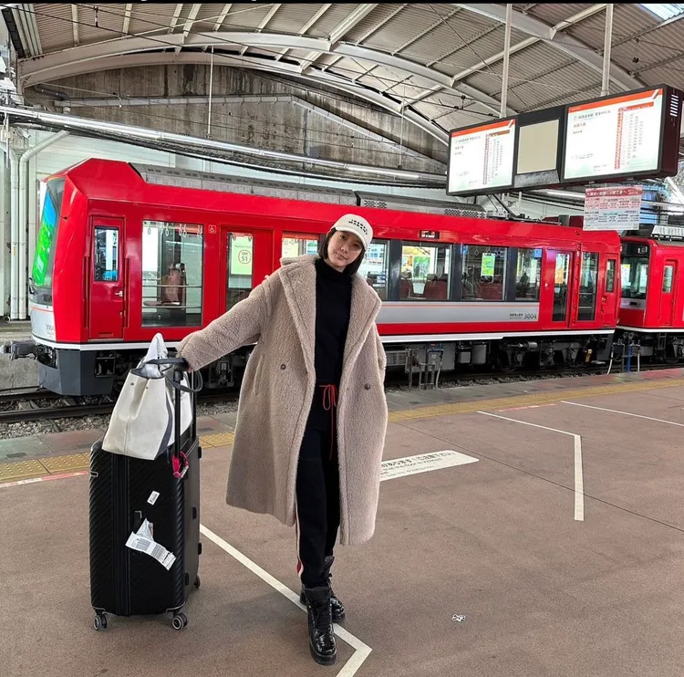 宋米秦感謝老公讓她出國。翻攝宋米秦Ig