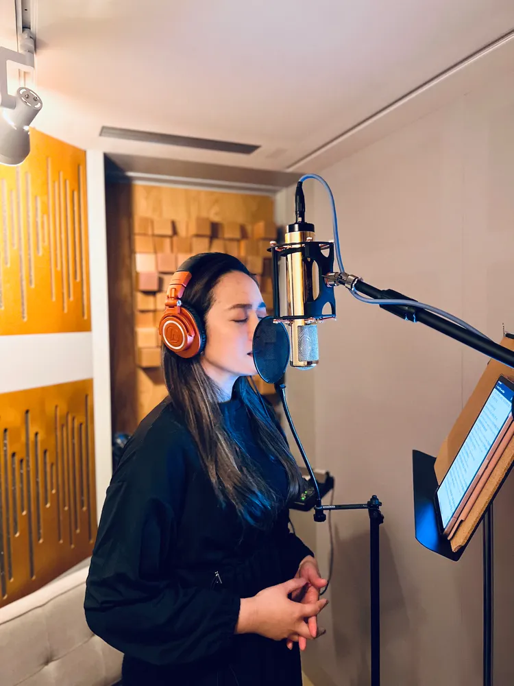 舞思愛錄製新專輯。風潮音樂提供