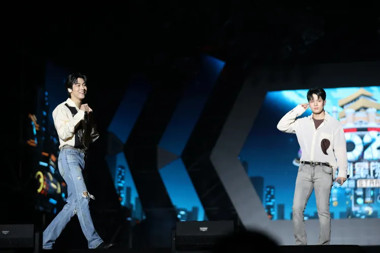 N.Flying大秀中文，問候現場粉絲。年代提供