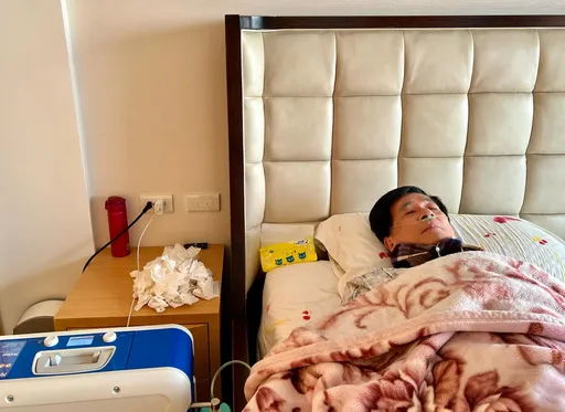 陳水扁生病了！狂咳躺床PO「衛生紙山」照：還能好好睡嗎？