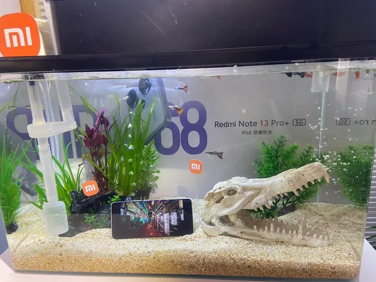 Redmi Note 13 Pro+ 5G首度支援IP68防塵防水。陳揚盛攝