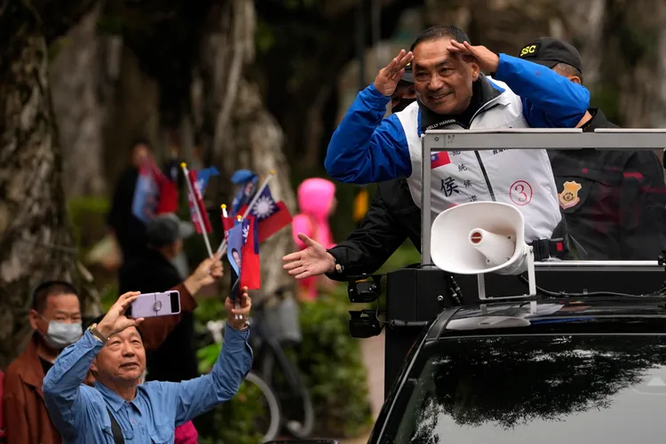 國民黨總統候選人侯友宜。美聯社