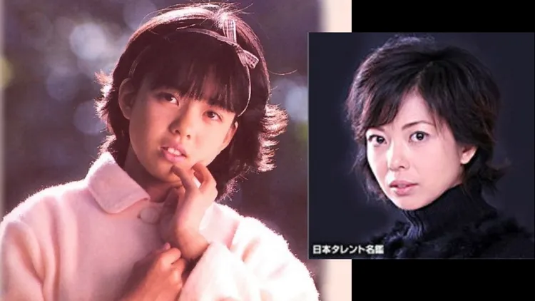 若林志穗國中時出道，右為35歲刊登在藝人名鑑的照片。翻攝s96shiho推特