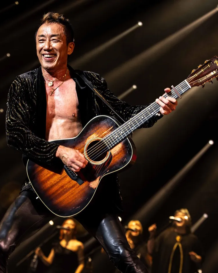 長渕剛外型粗獷，多次傳出施暴傳聞。翻攝tsuyoshi_nagabuchi IG