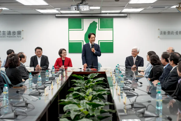 賴清德致詞。民進黨提供