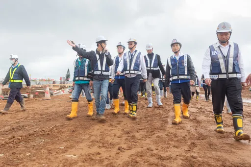 綠線北機廠進度超前 張善政期勉:今年底首列綠線列車抵台測試