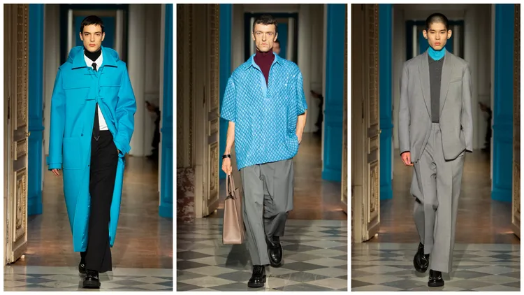 系列各等單品之中皆可見到藍色的蹤跡。品牌提供