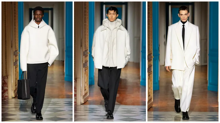 VALENTINO秋冬男裝系列。品牌提供