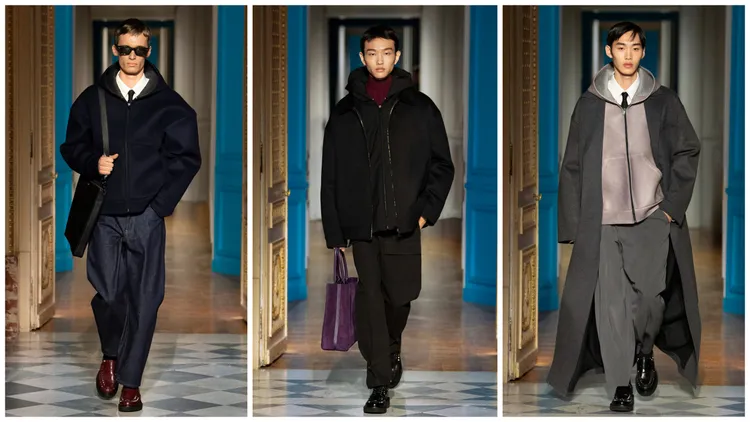 VALENTINO秋冬男裝系列。品牌提供
