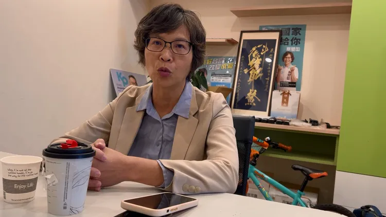 蔡壁如說，藍白合有三大困境，至於4年後的事，現在很難預測。鮮明攝